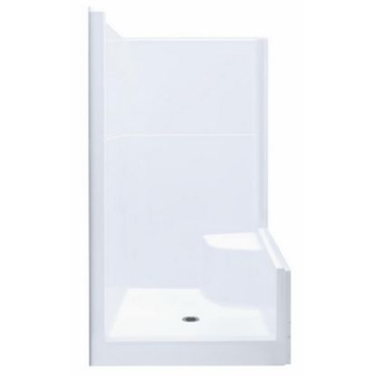 Image de 4825 WHITE ONE PIECE SHOWER RH SEAT