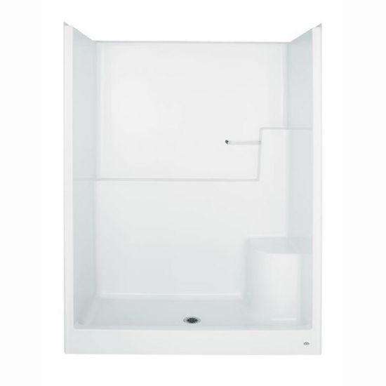 Image sur 6095 BRIWARD 60 X31 RH SEAT SHOWER WHITE