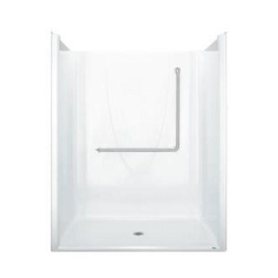Image sur 6236R-F2 ADA RH SHOWER WHITE