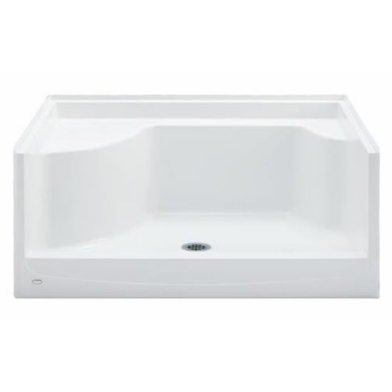 Picture of GR483RWHI  WHI SHWR BASE RECT.LHSEAT