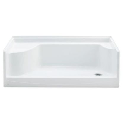 Picture of GR603R-0  RECT SHWR RECEPTOR  LH SEAT WH