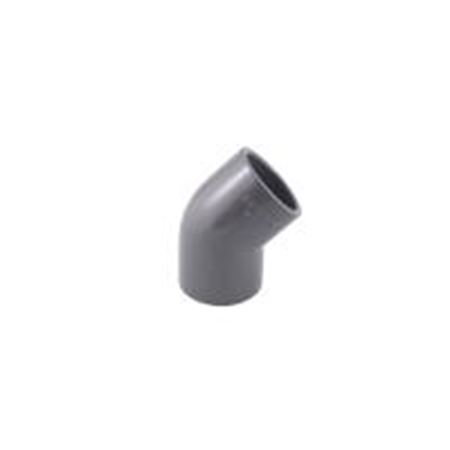 Picture of 1" X 45D PVC 40 ELBOW SW