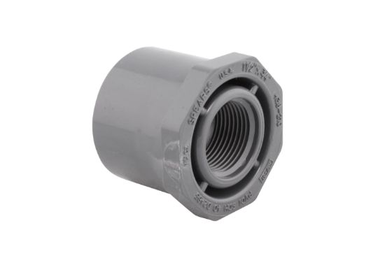 Picture of 11/2" X 3/4"  PVC 40 BUSHING SW X FEM