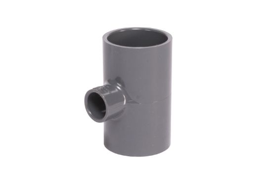 Picture of 11/2" X 1/2" PVC 40 TEE SW