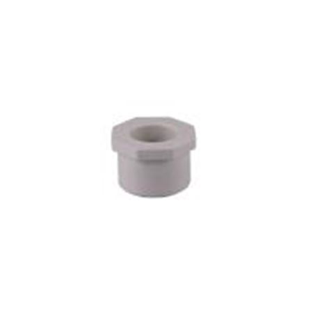 Picture of 11/4" X 3/4" PVC 40 SPG X SW BUSHING WHI