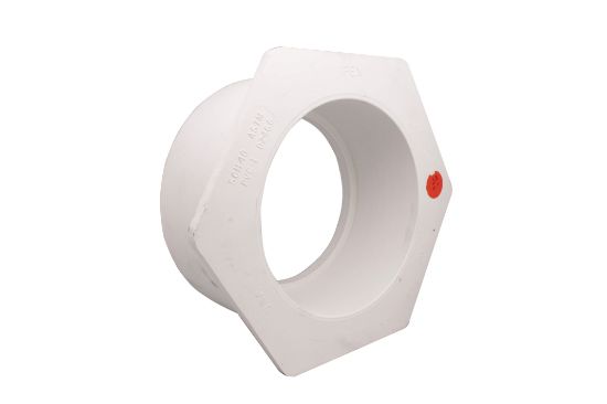 Picture of 8" X 6" PVC 40 SPG X SW BUSHING WHITE