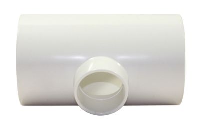 Picture of 4" X 2" PVC 40 TEE SW WHITE