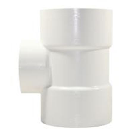 Picture of 6 X 6 X 4"  SCH 40 PVC SW TEE