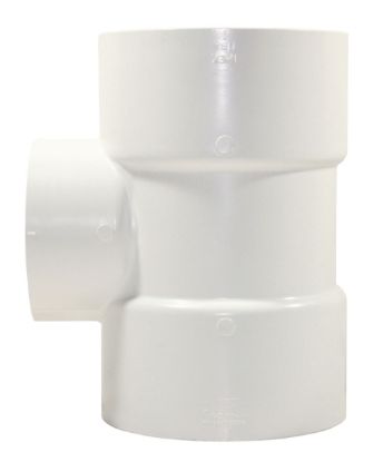 Picture of 6 X 6 X 4"  SCH 40 PVC SW TEE