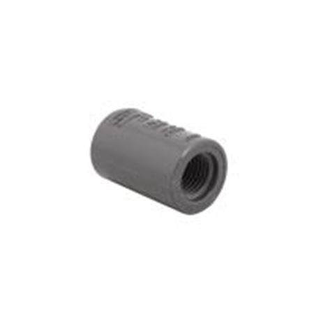 Picture of 1/4" PVC 80 THRD COUPLING