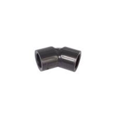 Picture of 1/4" X 45D PVC 80 ELBOW SW