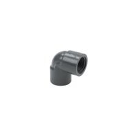 Picture of 1" X 90D PVC 80 ELBOW SWXFPT