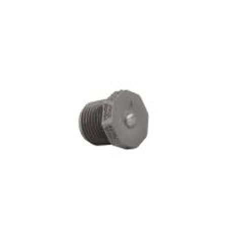 Picture of 3/8"   PVC 80 THREADED PLUG