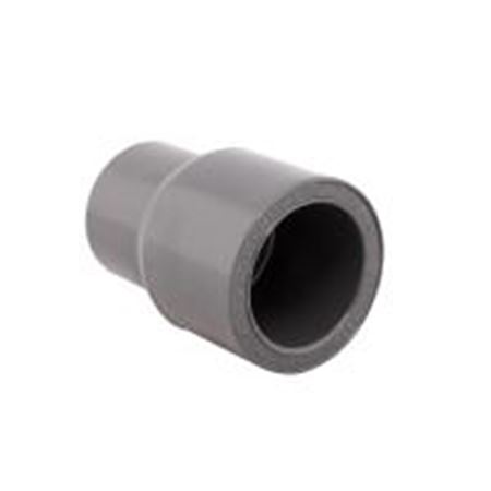 Picture of 11/2" X 3/4" PVC 80 COUPLING SW