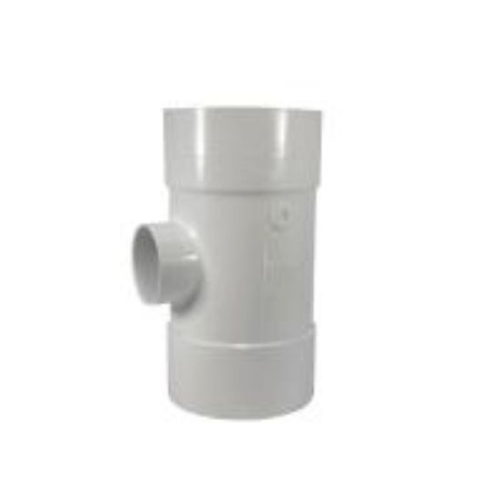 Picture of 8" X 4" PVC TEE HXHXH BDS