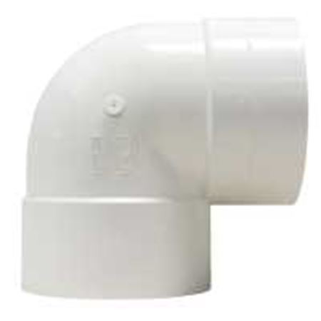 Picture of 8"X90D PVC ELBOW HXH BDS