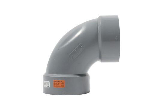 Picture of 197124 4" X 90 GREY L.R. ELBOW CPVC-FGV