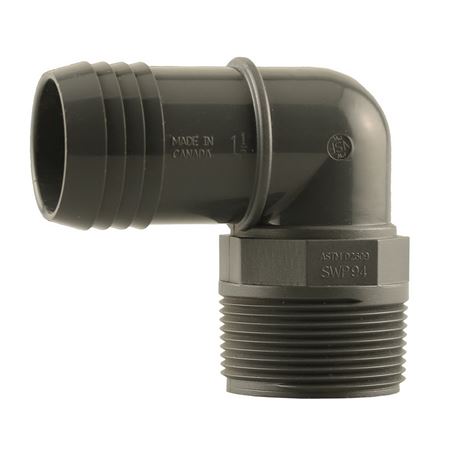 Picture of 1"  INSERT X MIP 90 ELBOW "PVC"