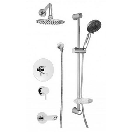 Picture of C++ PRO-3402-66-CC ZIP SHOWER KIT CHR