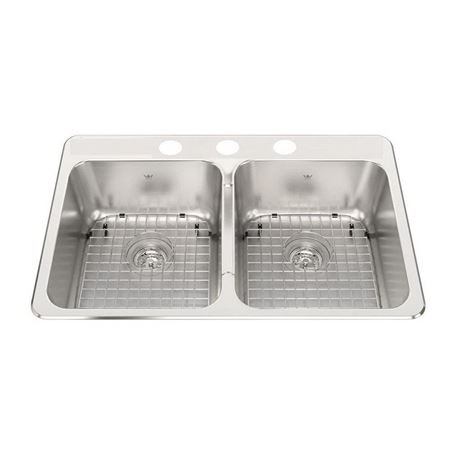 Picture of C++ CDLA20318S1 1 HOLE  DBL SS SINK