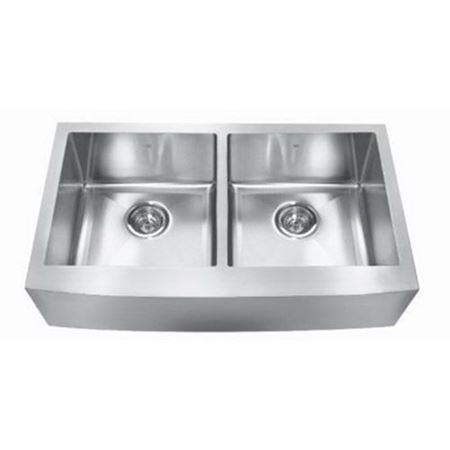 Picture of KCFD36B-9-10BG SINK 16" DBL W-SS GRID SS