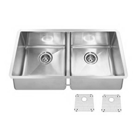 Picture of KCUD36-9-10BG SINK 16" DBL W-SS GRID SS