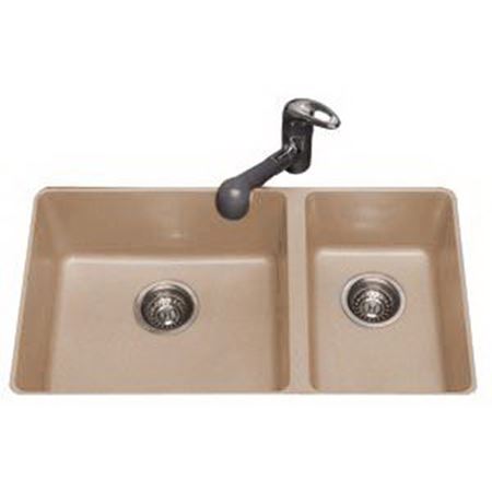 Picture of KGDCR1U-8ES SINK GRANITE U-M DBL ESP