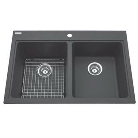 Picture of KGDL2233-9ES SINK GRANITE DBLE ESPRESSO