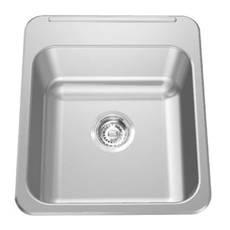 Picture of LBS4408P-1-3 SINGLE BOWL 3 HOLE S-S SINK