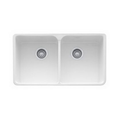 Picture of MHK720-35WH SINK DROPIN DBL FIRECL WH