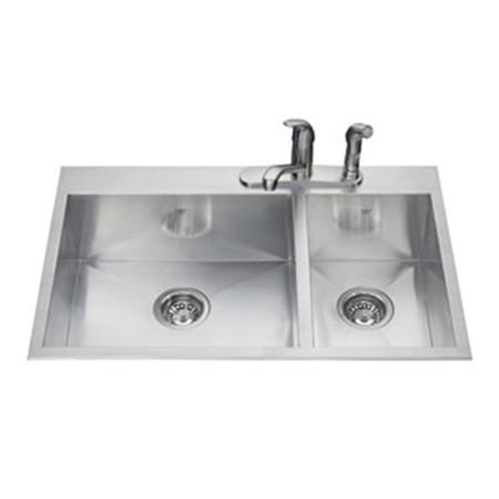 Picture of C++ QCLF2031R-8-1 20G  DBL BWL SINK SML