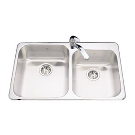 Picture of C++ QCM2033-8-1 SINK 18" L 16" S DBL 1H