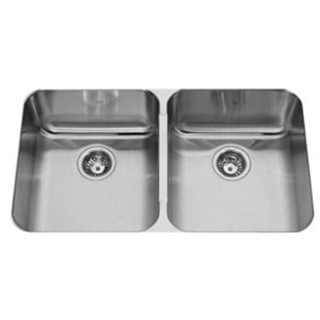 Picture of QDUA1933-8 DOUBLE BOWL UNDERMOUNT 20G 0H