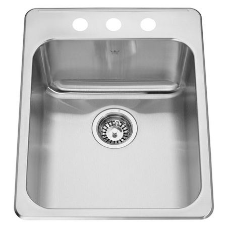 Picture of QSLA2217-8-3 3H DROP IN SINGLE BOWL SINK