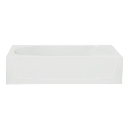 Picture of Kohler Performa 71041112-0 Vikrell Left Drain Rectangular Bathtub, 35 gal, 60 in. L x 29 in. W x 17-1/4 in. H, White