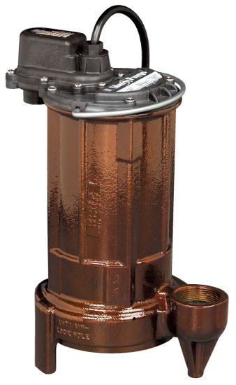 Picture of 2802 1/2 HP EFF 1PH 115V SUMP PUMP