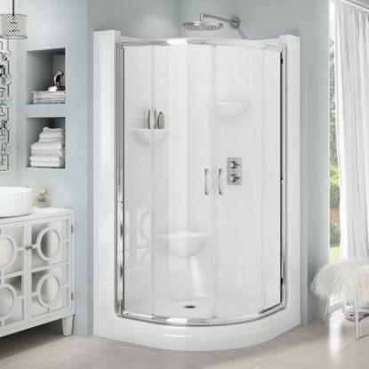 Image de 2042RF 2PC SHOWER WHITE        LONGEVITY