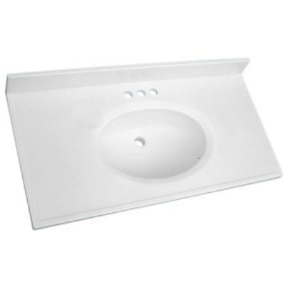 Picture of OV37194107S 37X19 4CC STH MRBL OV SI WHI