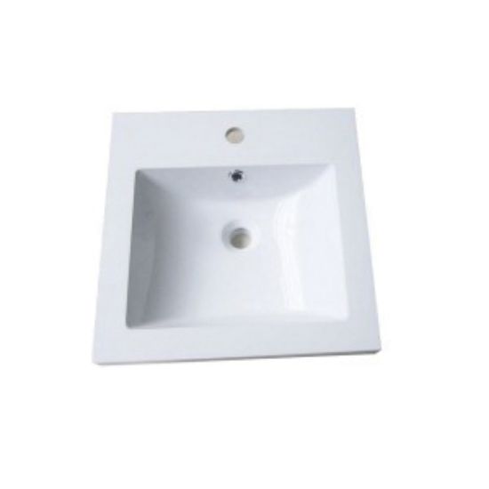 Picture of RECT18021107S 18X18 STH MRB TOP W/1H WHI