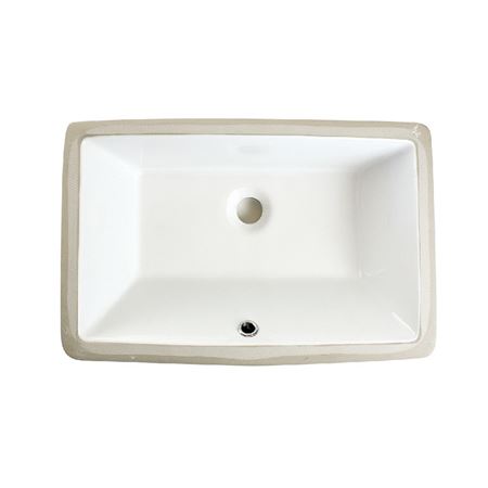 Picture of RECTPOR107S 19X11 CHIN U/M SINK W/ O WHI