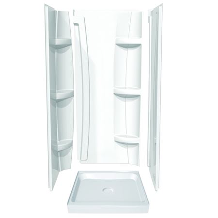 Picture of 105066000-001 WALL SET (2) WHITE MAAX