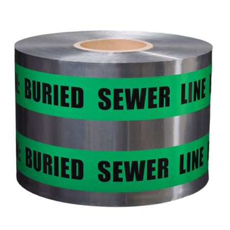 Picture of T2DS 2X1000 GRN  DETECTABLE SEWER TAPE