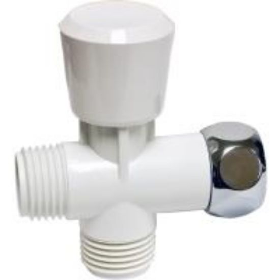 Picture of DUAL FLOW SHWR DIV WH