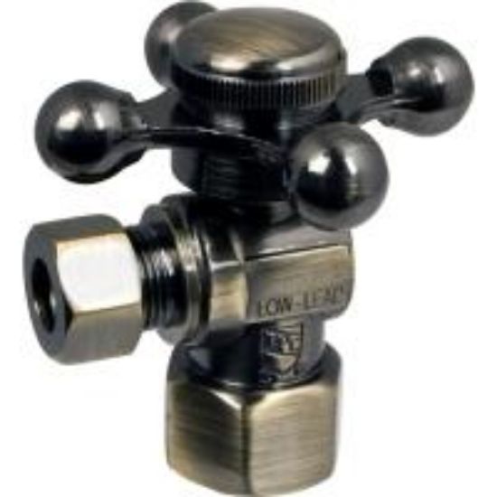 Picture of LLC 1/2X3/8 1/4 TURN ANG ST - PVD PB