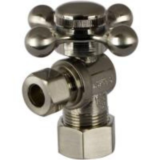 Picture of LLC 5/8X3/8 1/4 TURN ANG ST PVD BN