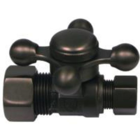 Picture of LLC 5/8X3/8 COMP 1/4 TURN STRT ST OR