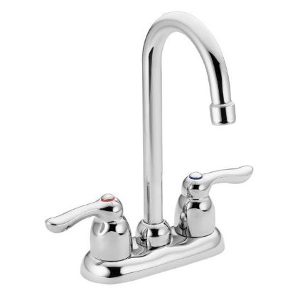 Picture of 8957  CHR BAR FCT 2 HDLE 1/2 WH MOEN