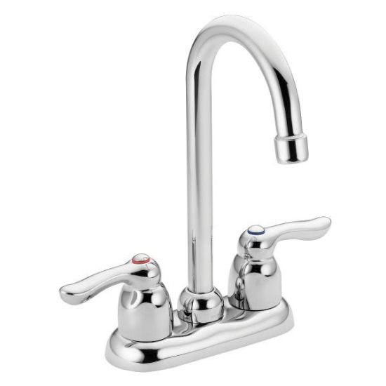 Picture of 8957  CHR BAR FCT 2 HDLE 1/2 WH MOEN