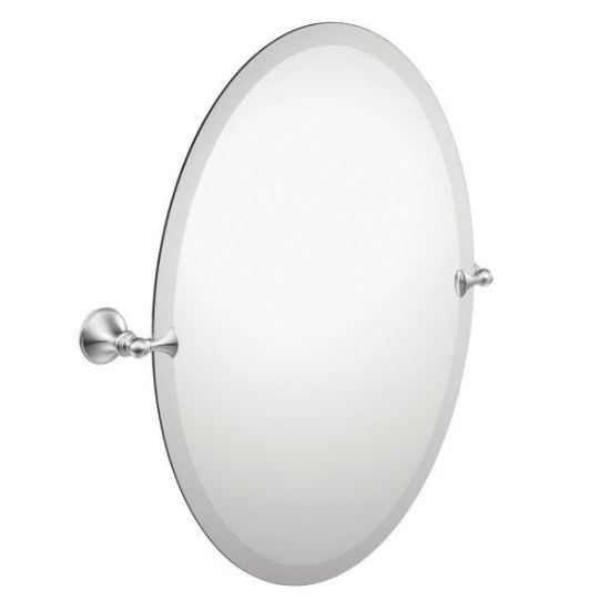 Image sur DN2692CH MIRROIR OVAL PIVOTANT CHROME