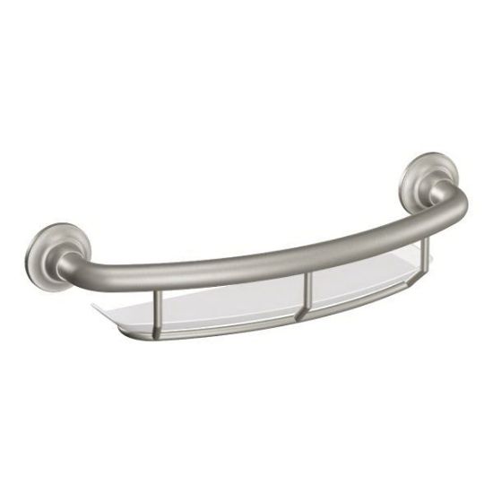 Picture of LR2356DBN DESIGNER GRAB BAR W/SHELF BN
